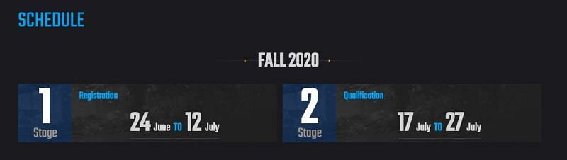 PUBG Mobile Club Open 2020 Fall Split